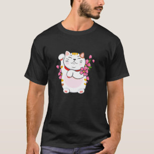 Maneki Neko Winkende Glückskatze T-Shirt