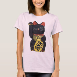 Maneki schwarz T-Shirt