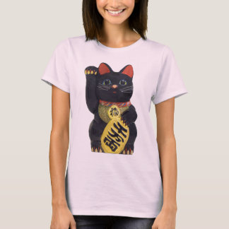 Maneki Schwarzes T-Shirt