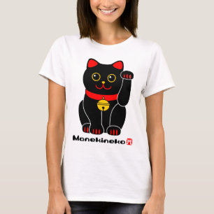 Manekineko-Glückliche Katze T-Shirt