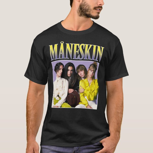 Maneskin Måneskin - Preisträger von Eurovision Son T-Shirt (Vorderseite)