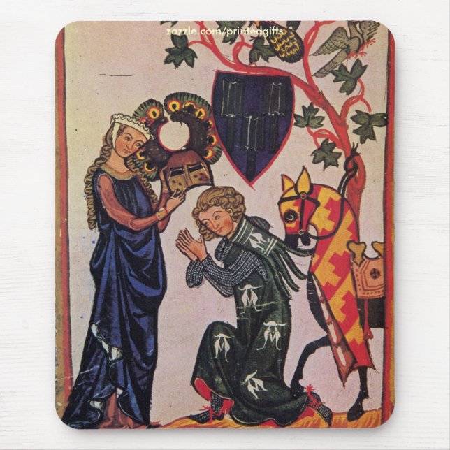 Manesse Codex Religious Art Mousepad (Vorne)