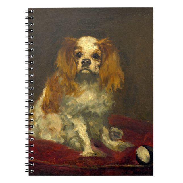 Manet A King Charles Spaniel Notizblock (Vorderseite)