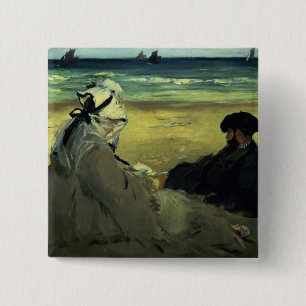 Manet auf dem Strand, 1873 Button