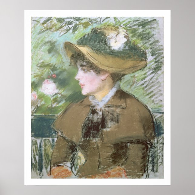 Manet | Auf der Bank, 1879 Poster (Vorne)