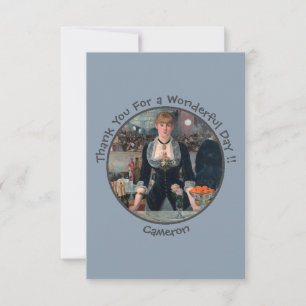 Manet Bar at the Folies-Bergère Party Collection Dankeskarte