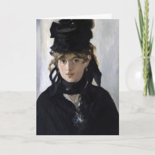 Manet - Berthe Morisot mit einem Blumenstrauß Karte