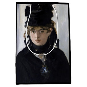 Manet - Berthe Morisot mit einem Blumenstrauß Mittlere Geschenktüte