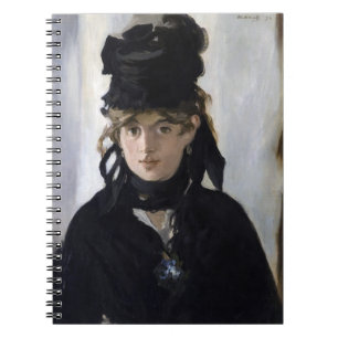Manet - Berthe Morisot mit einem Blumenstrauß Notizblock