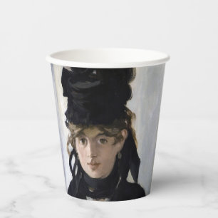 Manet - Berthe Morisot mit einem Blumenstrauß Pappbecher
