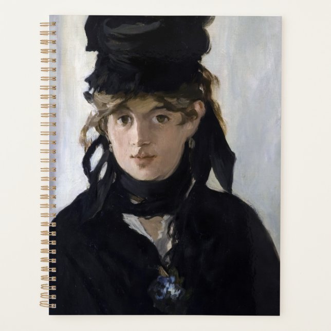 Manet - Berthe Morisot mit einem Blumenstrauß Planer (Vorderseite)