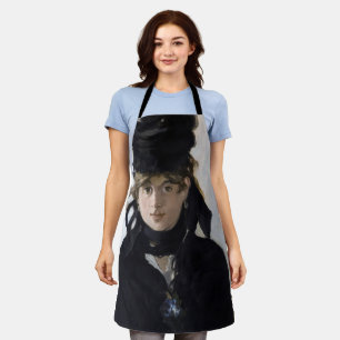 Manet - Berthe Morisot mit einem Blumenstrauß Schürze