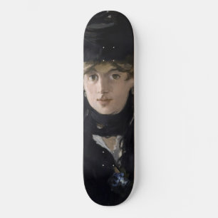 Manet - Berthe Morisot mit einem Blumenstrauß Skateboard