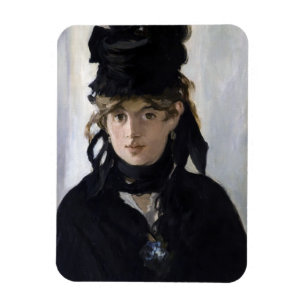 Manet - Berthe Morisot mit einem Veilchenstrauß Magnet