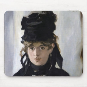 Manet - Berthe Morisot mit einem Veilchenstrauß Mousepad