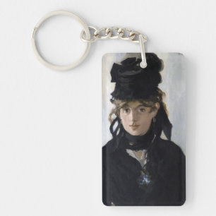 Manet - Berthe Morisot mit einem Veilchenstrauß Schlüsselanhänger
