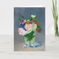 Manet-Blume in einer Crystal Vase