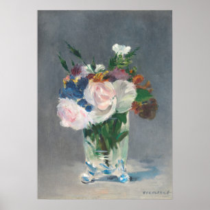 Manet   Blume in einer Kristallvase, c.1882 Poster