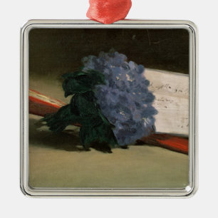 Manet Blumenstrauß der Veilchen, 1872 Silbernes Ornament