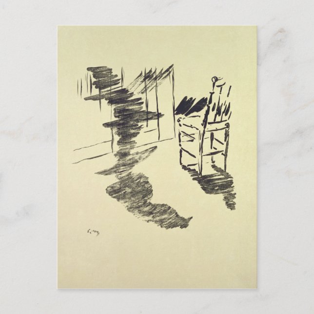 Manet | Darstellung für "The Raven" Postkarte (Vorderseite)