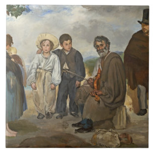Manet der alte Musiker, 1862 Fliese