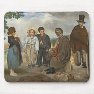 Manet der alte Musiker, 1862 Mousepad