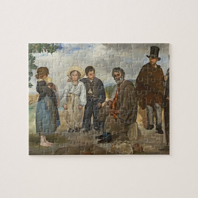 Manet | der alte Musiker, 1862 Puzzle (Horizontal)