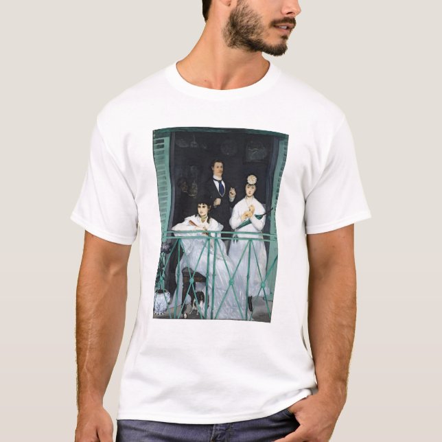 Manet | der Balkon, 1868-9 T-Shirt (Vorderseite)