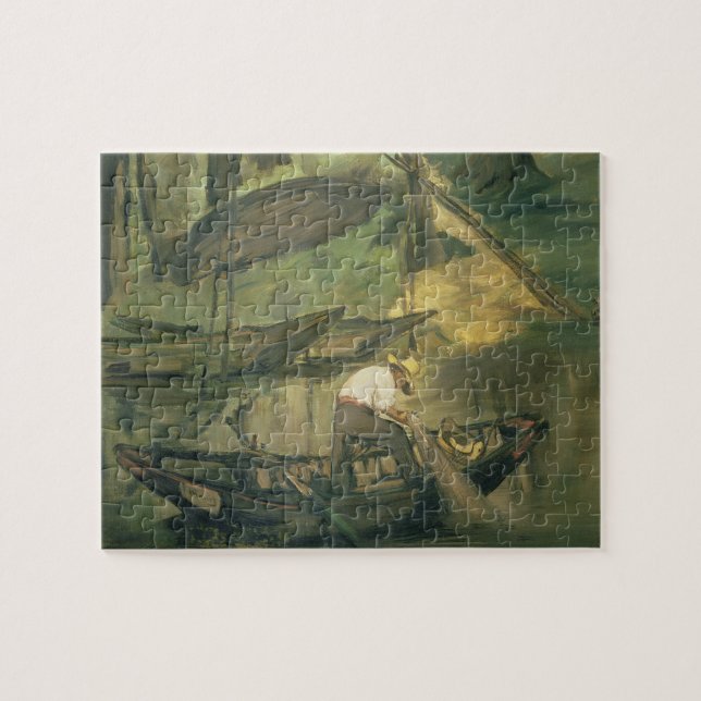 Manet | der Fischer, c.1861 Puzzle (Horizontal)
