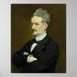 Manet Der Journalist Henri Rochefort , 1881 Poster