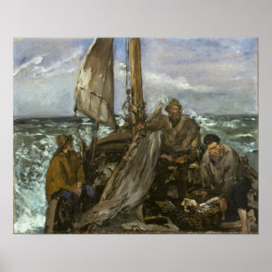 Manet - Die Arbeiter Des Meeres Poster