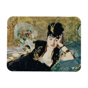 Manet   die Dame mit Fächern Magnet