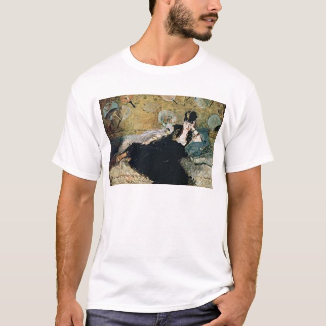 Manet | die Dame mit Fächern T-Shirt (Vorderseite)
