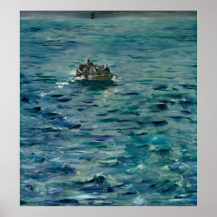 Manet Die Flucht von Henri de Rochefort Poster