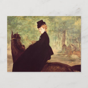 Manet   Die Horsefrau, 1875 Postkarte
