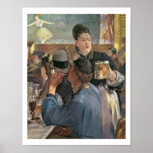 Manet Ecke eines Café-Konzerts, 1878-80 Poster