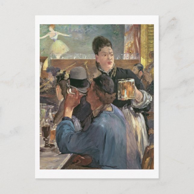 Manet | Ecke eines Café-Konzerts, 1878-80 Postkarte (Vorderseite)