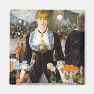 Manet: Ein Bar in den Folies-Bergere, 1882 Magnet