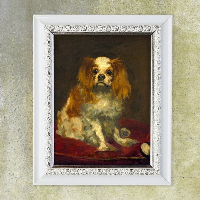 Manet Ein King Charles Spaniel Poster (Von Creator hochgeladen)