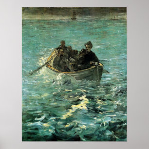 Manet - Flucht von Rochefort, 1880 Poster