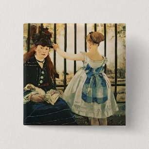Manet   Gare St. Lazare, 1872-3 Button