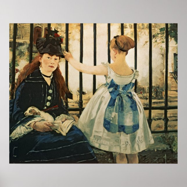 Manet | Gare St. Lazare, 1872-3 Poster (Vorne)