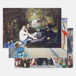 Manet Geschenkpapier Set