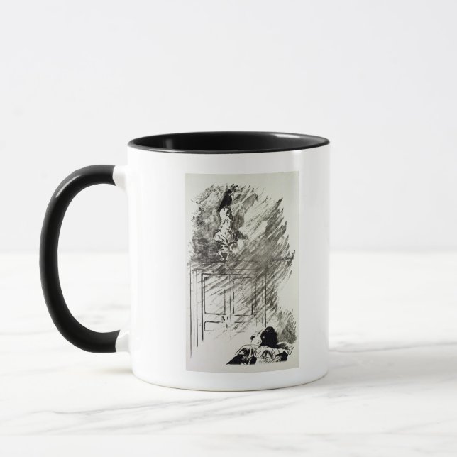 Manet | Illustration für 'das Raven Tasse (Links)