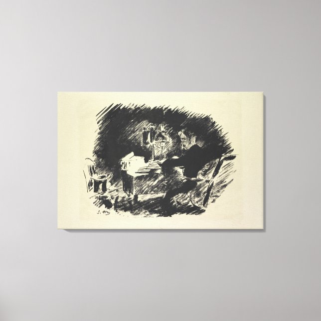 Manet | Le Corbeau, 1875 Leinwanddruck (Vorderseite)