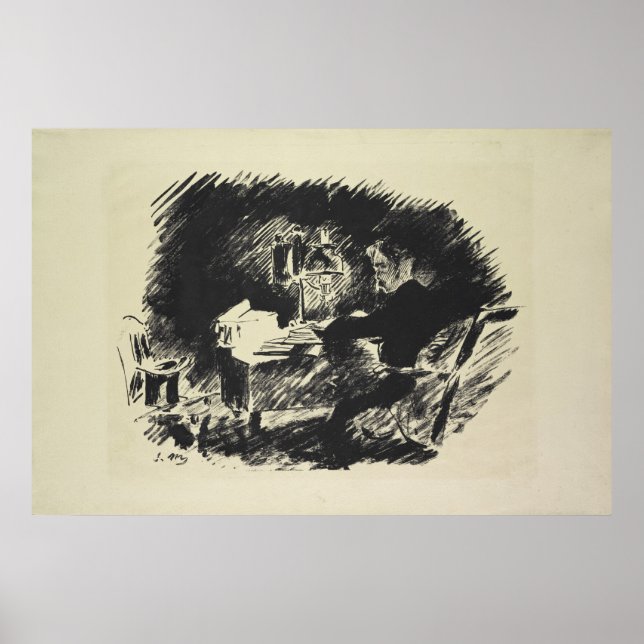 Manet | Le Corbeau, 1875 Poster (Vorne)