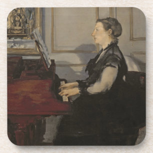 Manet Madame Manet am Klavier, 1868 Untersetzer