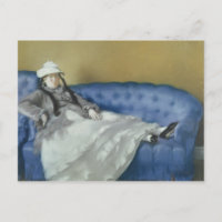 Manet | Madame Manet on a Blue Sofa, 1874