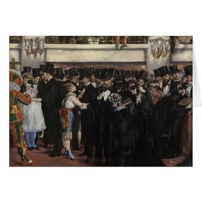 Manet | Maskensaal an der Oper, 1873 (Vorderseite (Horizontal))