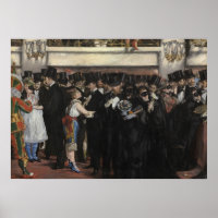 Manet | Maskensaal an der Oper, 1873